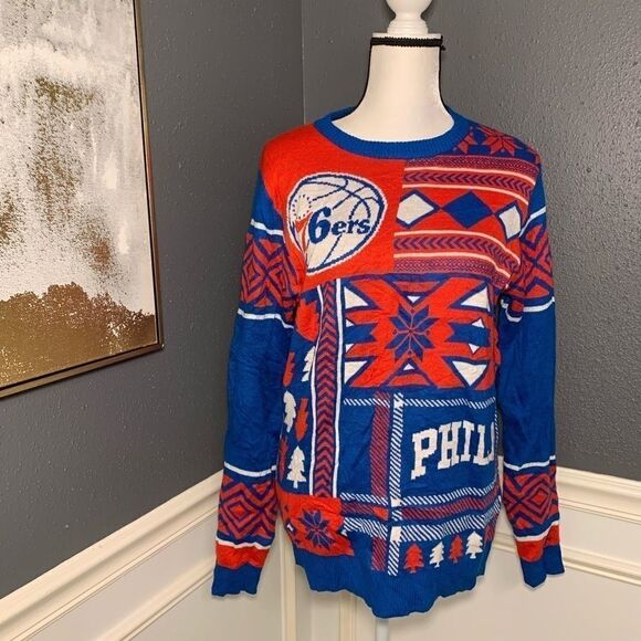 NBA Team Apparel Philadelphia 76ers sweater - Picture 1 of 6